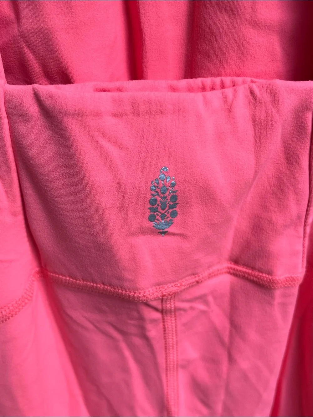 FP Movement by Free People Never Better Coral Cutout-Back Jumpsuit - Picture 4 of 5
